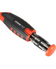 Skrutkovač Strend Pro Premium, sada, s 12 bitmi, torx + ploché + Philips