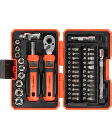 Sada skrutkovačov Strend Pro Premium, 38 dielna, torx + ploché + Phillips