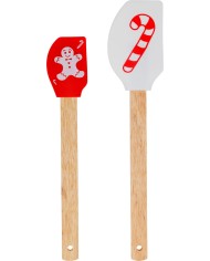 Stierka MagicHome, na pečenie/varenie, vianoce, silikón, červená/biela s potlačou