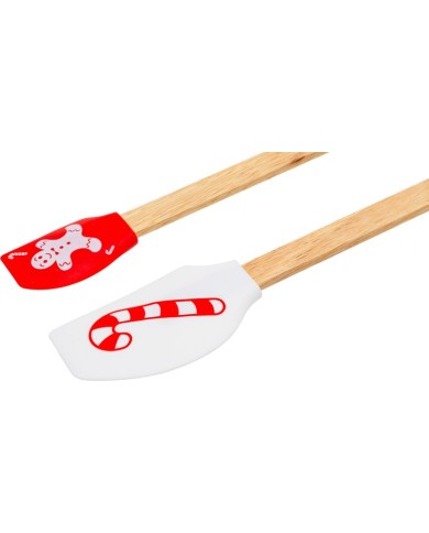 Stierka MagicHome, na pečenie/varenie, vianoce, silikón, červená/biela s potlačou