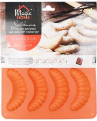 Forma MagicHome, na pečenie, silikónová, na 8 vanilkových rožkov