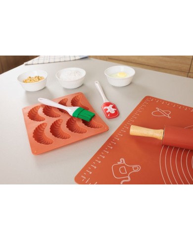 Forma MagicHome, na pečenie, silikónová, na 8 vanilkových rožkov