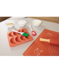 Forma MagicHome, na pečenie, silikónová, na 8 vanilkových rožkov