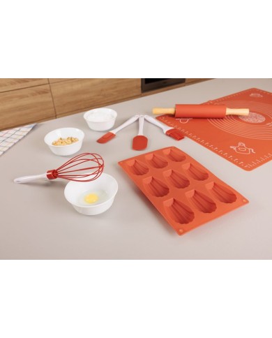 Forma MagicHome, na pečenie, silikónová, na 9 labiek, 20x30x1,2 cm