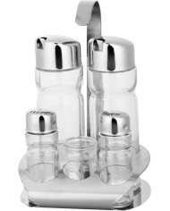 Sada koreničiek MagicHome, v stojane, nerez