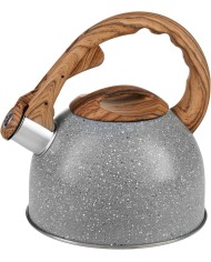 Čajník MagicHome, pískací, šedý, 2500 ml