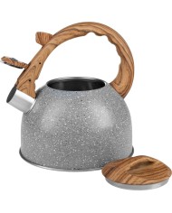 Čajník MagicHome, pískací, šedý, 2500 ml