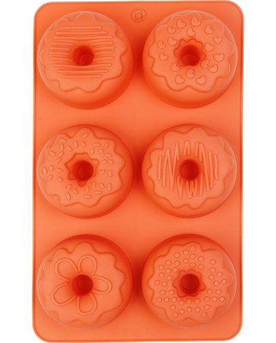 Forma MagicHome, na pečenie, na donuty, silikón, 27x16x3 cm