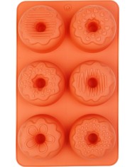 Forma MagicHome, na pečenie, na donuty, silikón, 27x16x3 cm