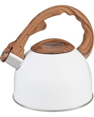 Čajník MagicHome, pískací, biely, 2500 ml