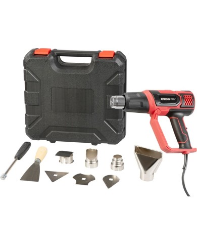 Pištoľ Strend Pro HG203, 2000W, LCD display, teplovzdušná, s kufríkom