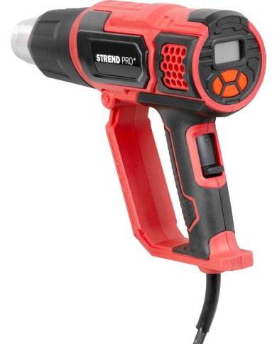 Pištoľ Strend Pro HG203, 2000W, LCD display, teplovzdušná, s kufríkom