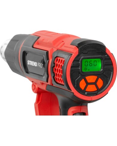 Pištoľ Strend Pro HG203, 2000W, LCD display, teplovzdušná, s kufríkom