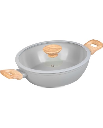 Hrniec MagicHome Harmony, plytký, so sklenenou pokrievkou, 26 cm