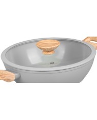 Hrniec MagicHome Harmony, plytký, so sklenenou pokrievkou, 26 cm