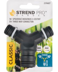Spojovací medzikus Strend Pro Garden, 3-cestný, MAX FLOW redukcia na 2x STANDARD