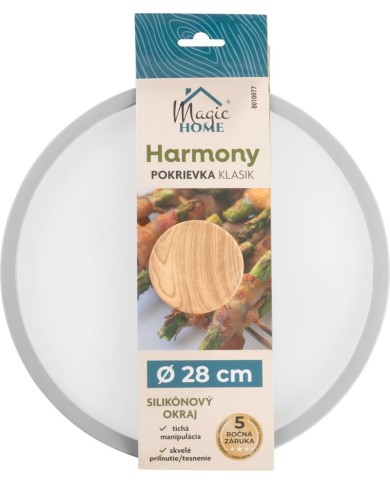 Pokrievka MagicHome Harmony, sklenená, 28 cm