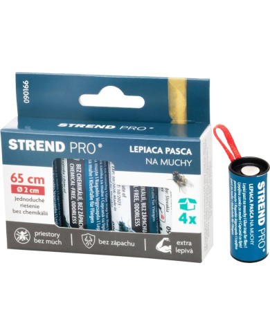 Mucholapka Strend Pro, na muchy, lepový pás, bal. 4ks