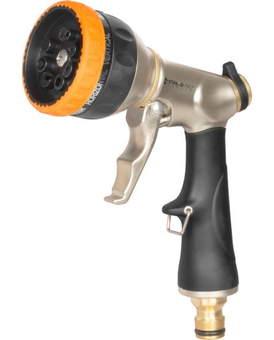 Pištoľ Strend Pro Garden BJ4037T, 8 vzorov, zavlažovacia, protišmyková rukoväť, 20x12.8x6 cm