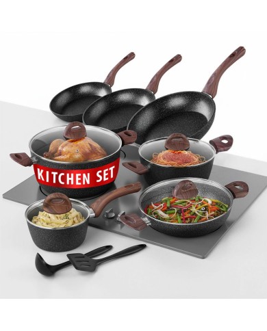 Sada riadu MagicHome Black Marble Line, 13 dielna