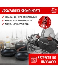 Sada riadu MagicHome Black Marble Line, 13 dielna