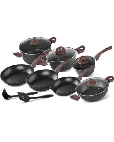 Sada riadu MagicHome Black Marble Line, 13 dielna