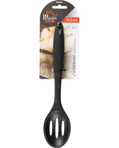 Lyžica MagicHome, kuchynská, servírovacia, s otvormi, silikón, 27,3 cm