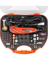 Brúska Strend Pro, mini, priama, vŕtanie a brúsenie, 135 W, s príslušenstvom, 210ks