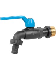 Ventil Strend Pro, záhradný, čierny, G3/4", nylon