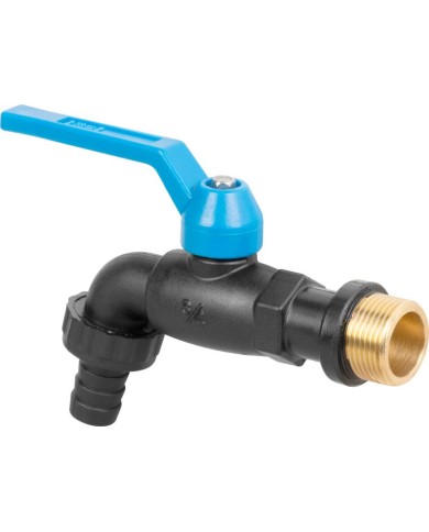 Ventil Strend Pro, záhradný, čierny, G3/4", nylon