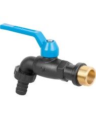 Ventil Strend Pro, záhradný, čierny, G3/4", nylon