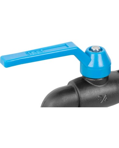 Ventil Strend Pro, záhradný, čierny, G3/4", nylon