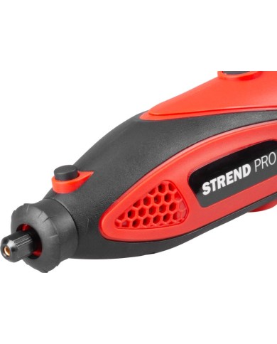 Brúska Strend Pro, mini, priama, vŕtanie a brúsenie, 135 W, s príslušenstvom, 210ks