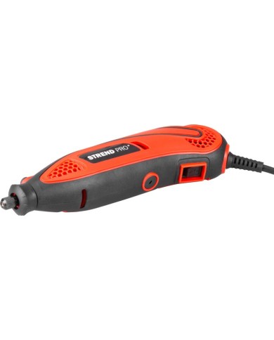 Brúska Strend Pro, mini, priama, vŕtanie a brúsenie, 135 W, s príslušenstvom, 210ks