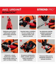 Brúska Strend Pro, mini, priama, vŕtanie a brúsenie, 130 W, s príslušenstvom, 210ks