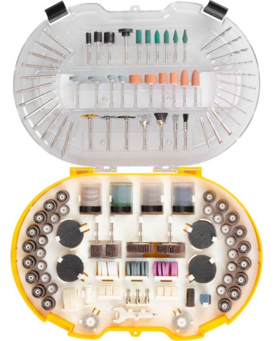 Sada brúsnych teliesok Strend Pro, pre mini brúsku, nádstavce, 276 ks