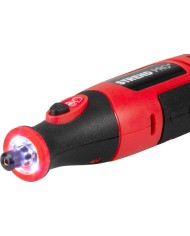 Brúska Strend Pro, mini, priama, vŕtanie a brúsenie, 8 V, 1500 mAh, s príslušenstvom