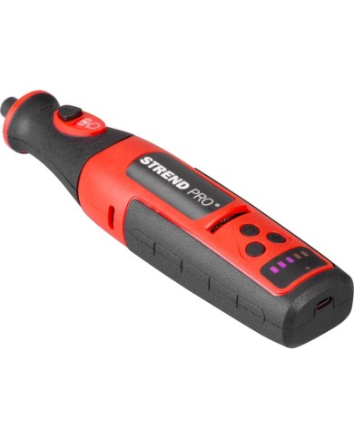 Brúska Strend Pro, mini, priama, vŕtanie a brúsenie, 8 V, 1500 mAh, s príslušenstvom