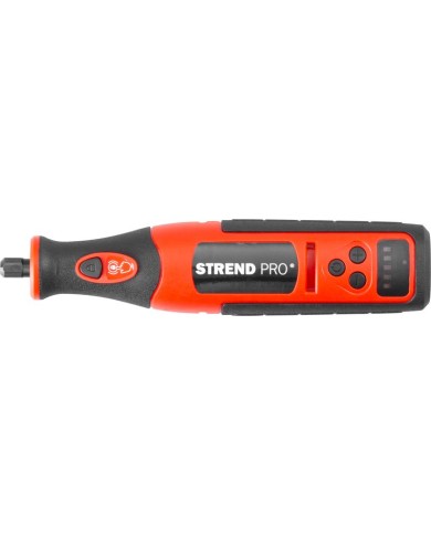 Brúska Strend Pro, mini, priama, vŕtanie a brúsenie, 8 V, 1500 mAh, s príslušenstvom