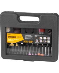 Sada brúsnych teliesok Strend Pro, pre mini brúsku, nádstavce, 100 ks