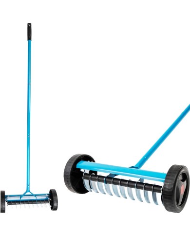 Hrable na trávnik Strend Pro R152WMH, 11 zubé, prevzdušňovacie na burinu, s kolieskami, s kovovou násadou