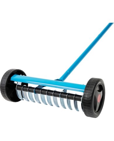 Hrable na trávnik Strend Pro R152WMH, 11 zubé, prevzdušňovacie na burinu, s kolieskami, s kovovou násadou