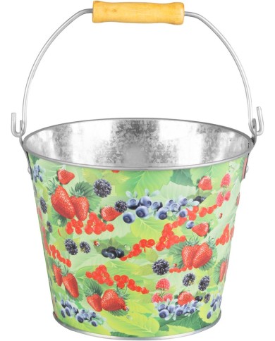 Vedro Strend Pro, 5 lit., kovové, potlač kvety/ovocie, rôzne druhy