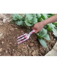 Kultivátor Strend Pro, záhradnícky, ručný, potlač kvetov, kovový, Ladies line