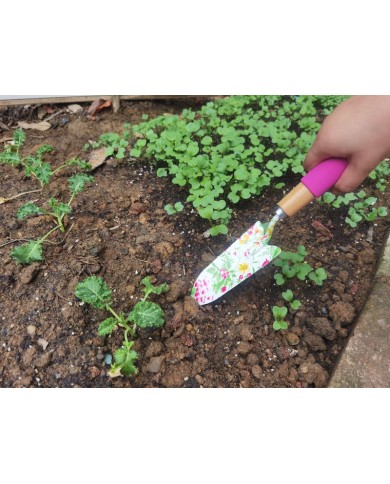 Sada náradia Strend Pro, záhradnícka, 3 dielna, potlač kvetov, Ladies line