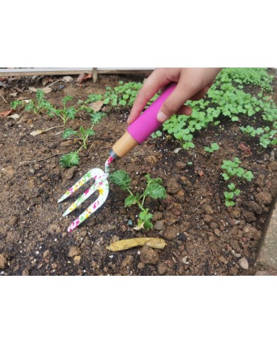 Sada náradia Strend Pro, záhradnícka, 3 dielna, potlač kvetov, Ladies line