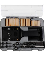 Sada Strend Pro Premium, na vŕtanie otvorov pre kolíkové spoje, pre stolárov, 83 ks