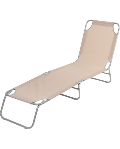 Lehátko PANAMA, béžové, 188x55x27 cm