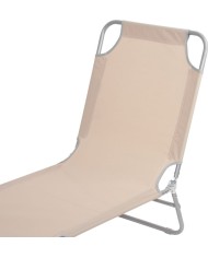 Lehátko PANAMA, béžové, 188x55x27 cm