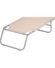 Lehátko PANAMA, béžové, 188x55x27 cm